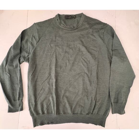 Toscano cashmere green crewneck xxl Men’s long sleeve - Picture 1 of 8